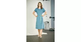 Robe midi "184" - chanvre (80%) et coton bio (20%)