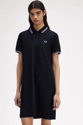 Robe polo Fred Perry bleu foncée