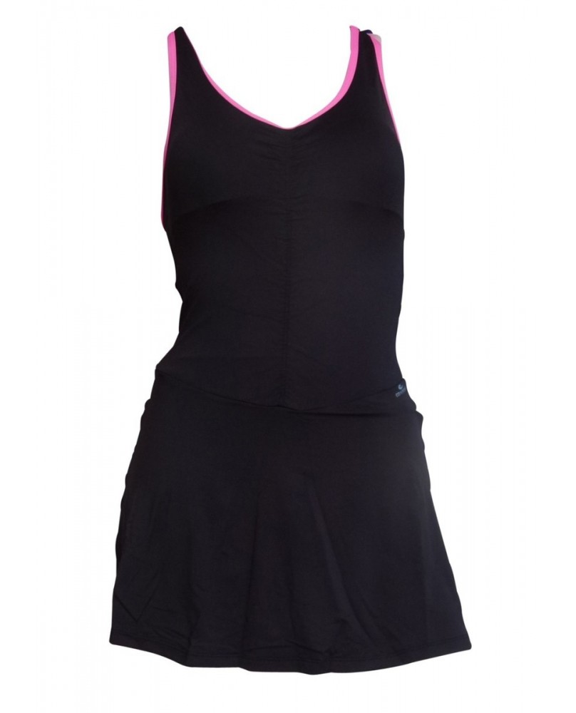 Robe Tennis Femme Noir - Caju Brasil