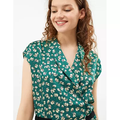 Robe vert menthe - imprimé floral - ICODE