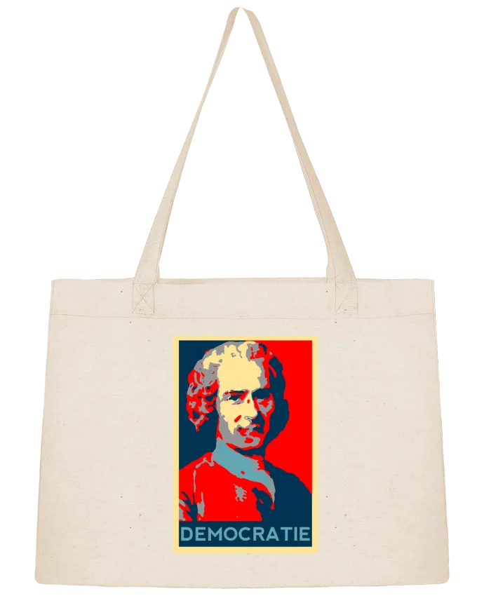 Sac Shopping Jean-Jacques Rousseau - Démocratie par Hémipléjik