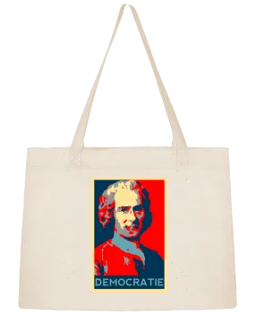 Sac Shopping Jean-Jacques Rousseau - Démocratie par Hémipléjik