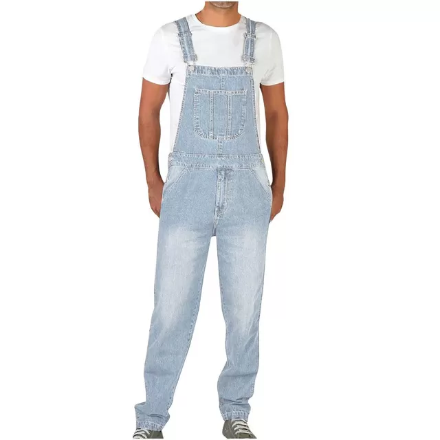 Salopette en jean pour homme