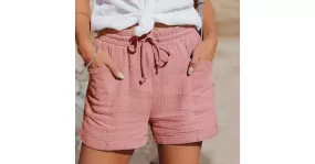 Short avec poches pour femme