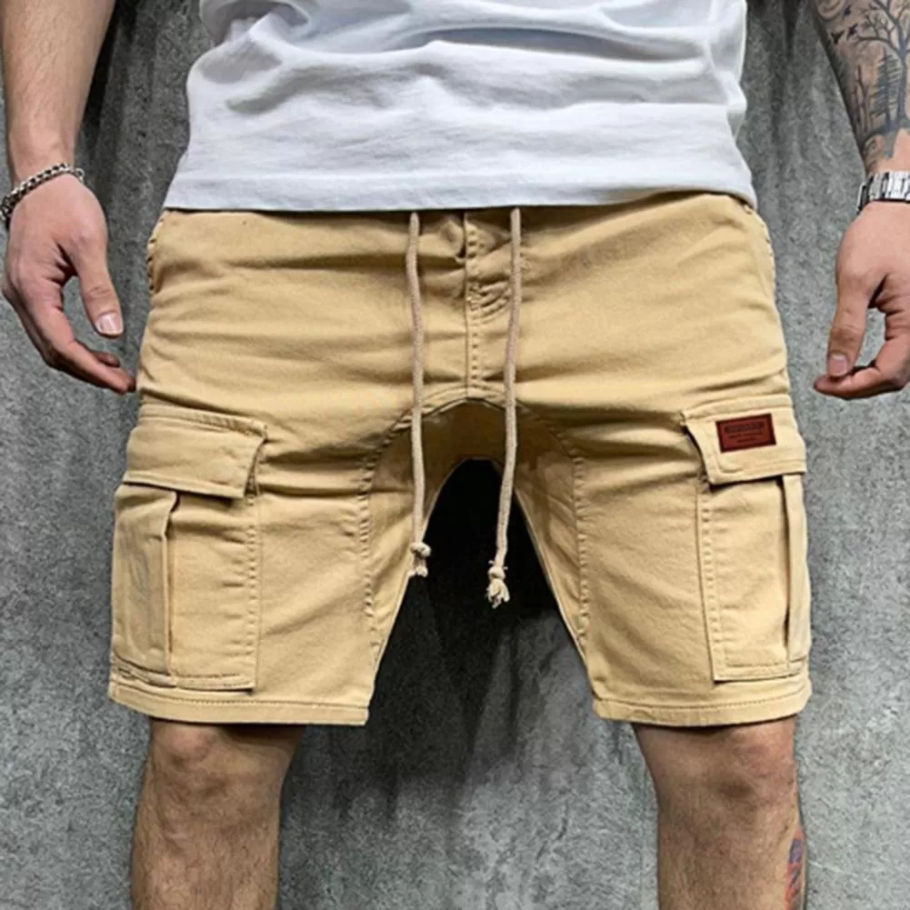 Short couleur unie pour homme