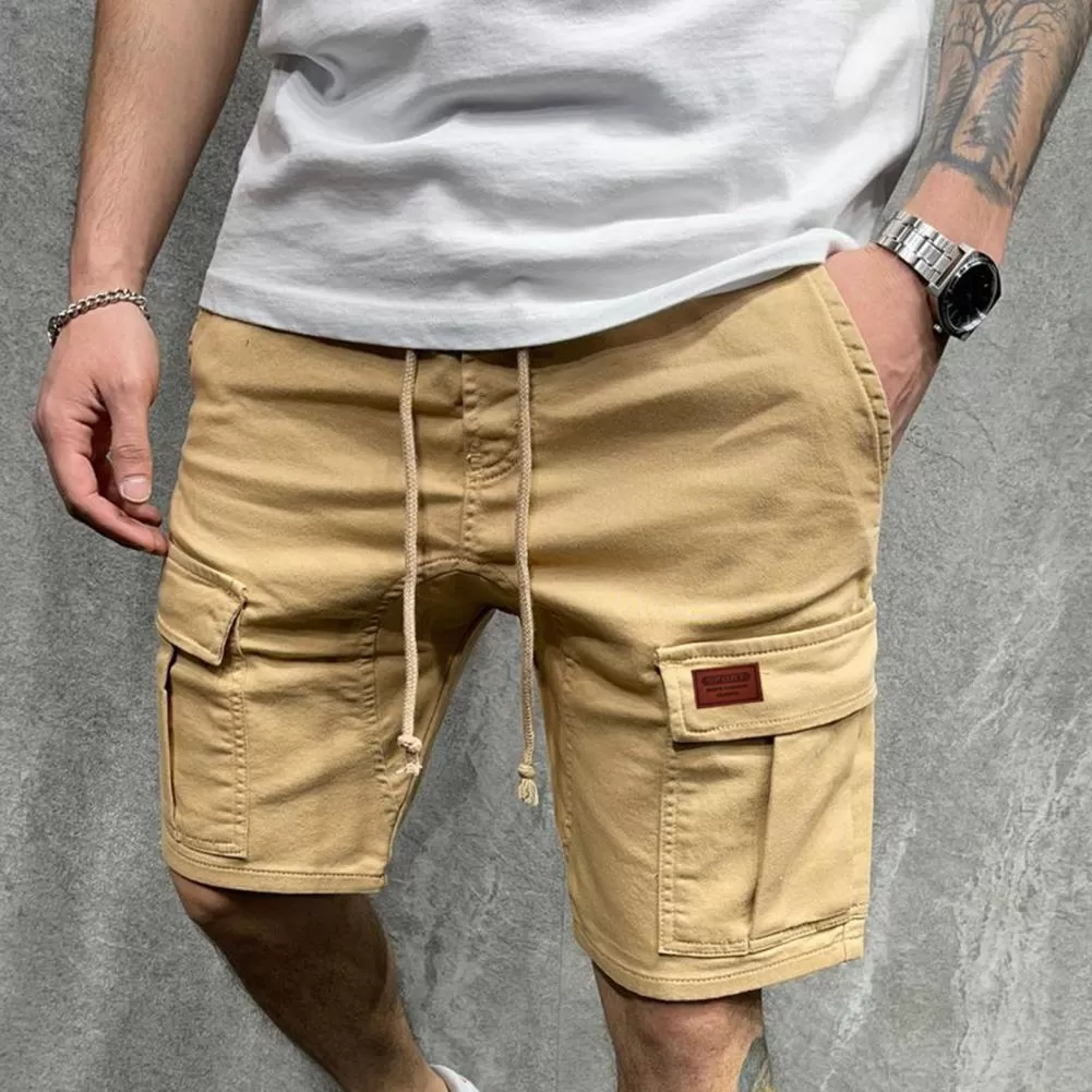 Short couleur unie pour homme