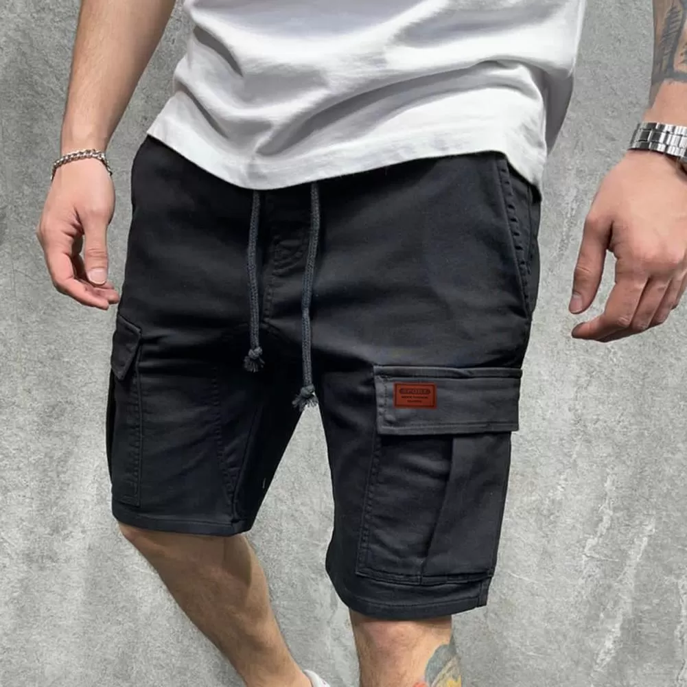 Short couleur unie pour homme