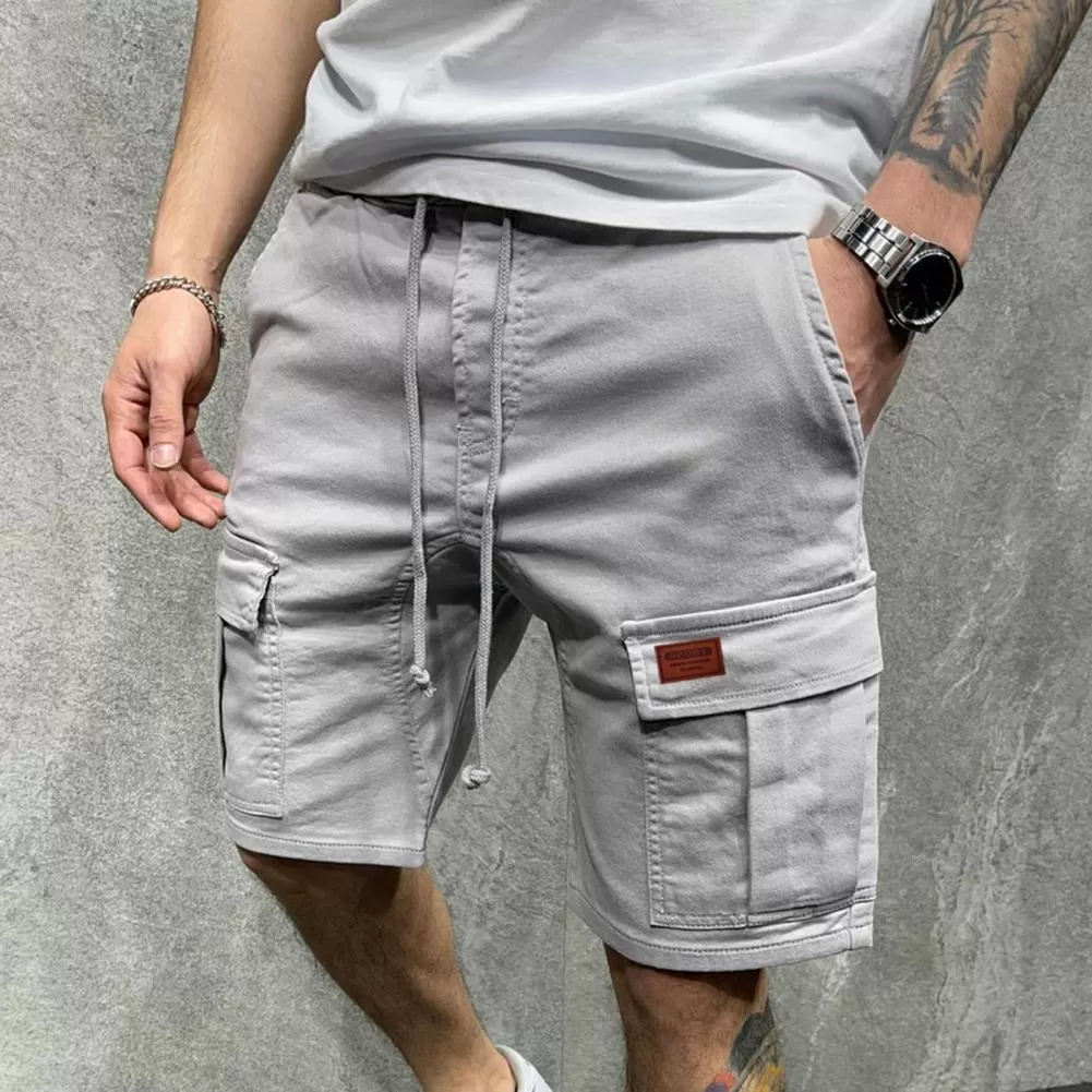 Short couleur unie pour homme