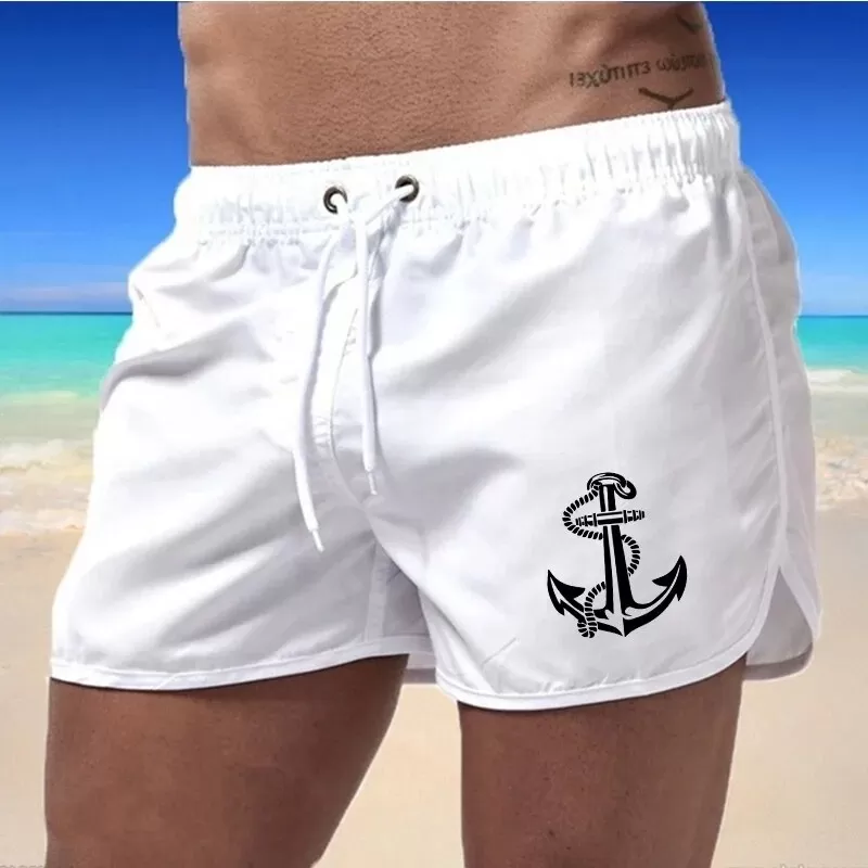 Short de bain taille élastique pour homme