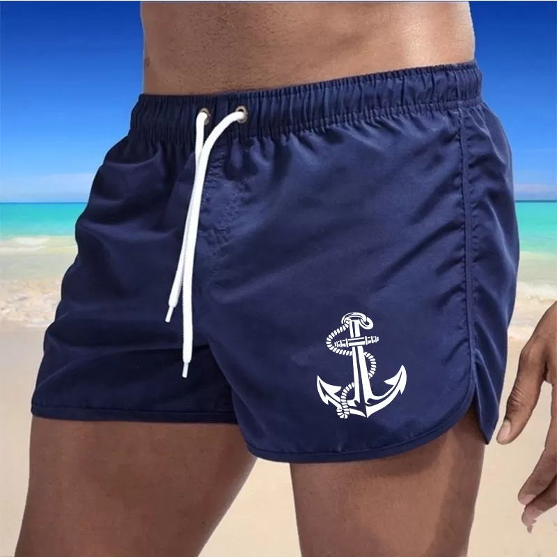 Short de bain taille élastique pour homme