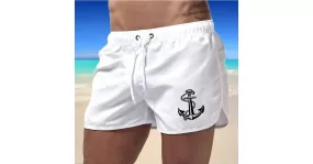 Short de bain taille élastique pour homme