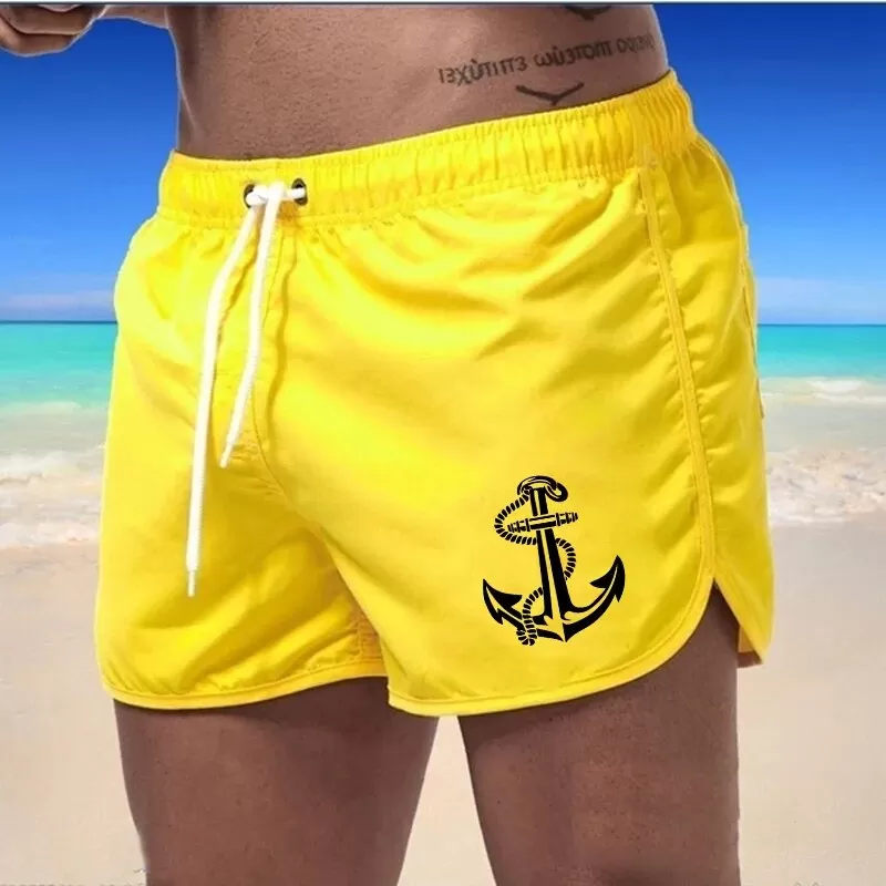 Short de bain taille élastique pour homme