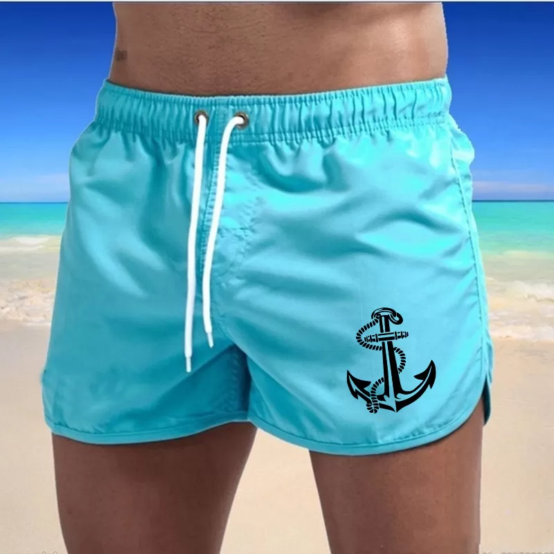 Short de bain taille élastique pour homme