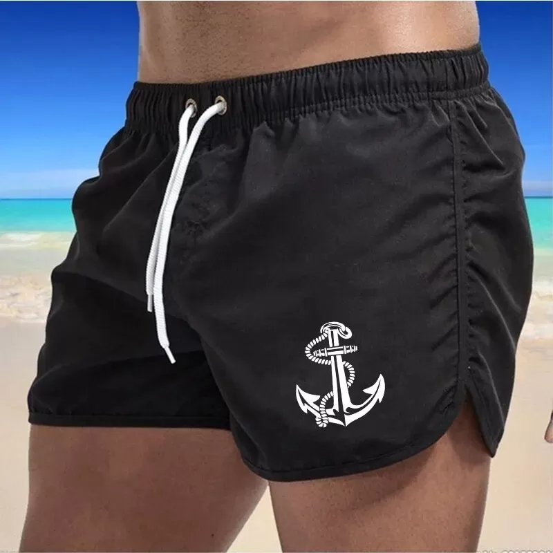 Short de bain taille élastique pour homme