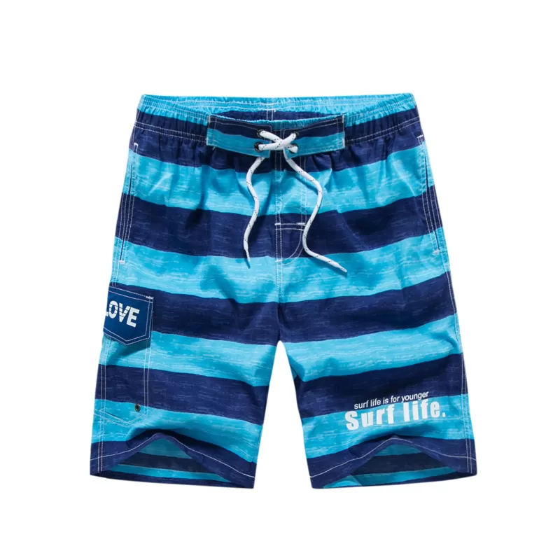 Short de plage taille élastique pour homme