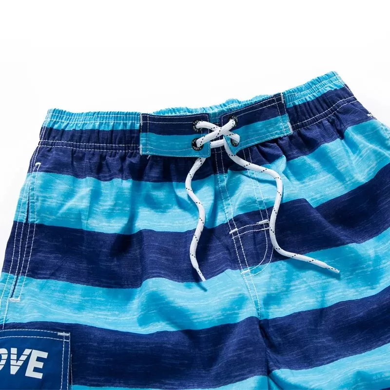 Short de plage taille élastique pour homme