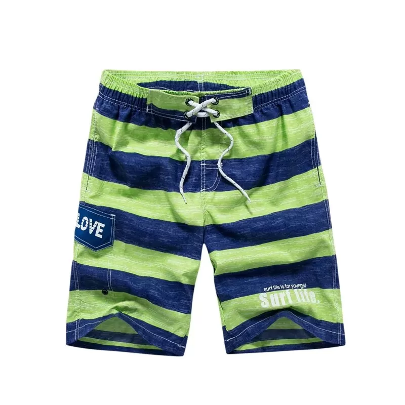 Short de plage taille élastique pour homme