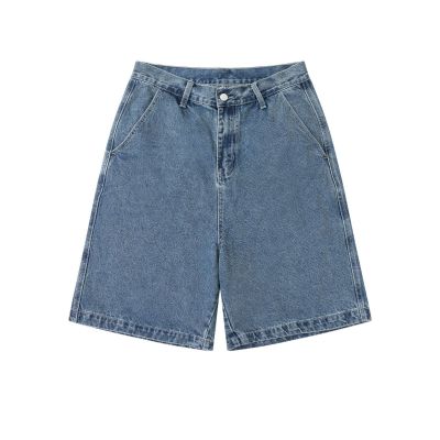 Short en jean ample pour homme - Bleu clair