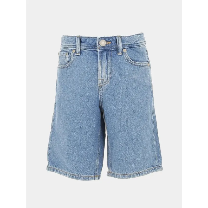 Short en jean chris original 412 bleu garçon - Jack & Jones | wimod