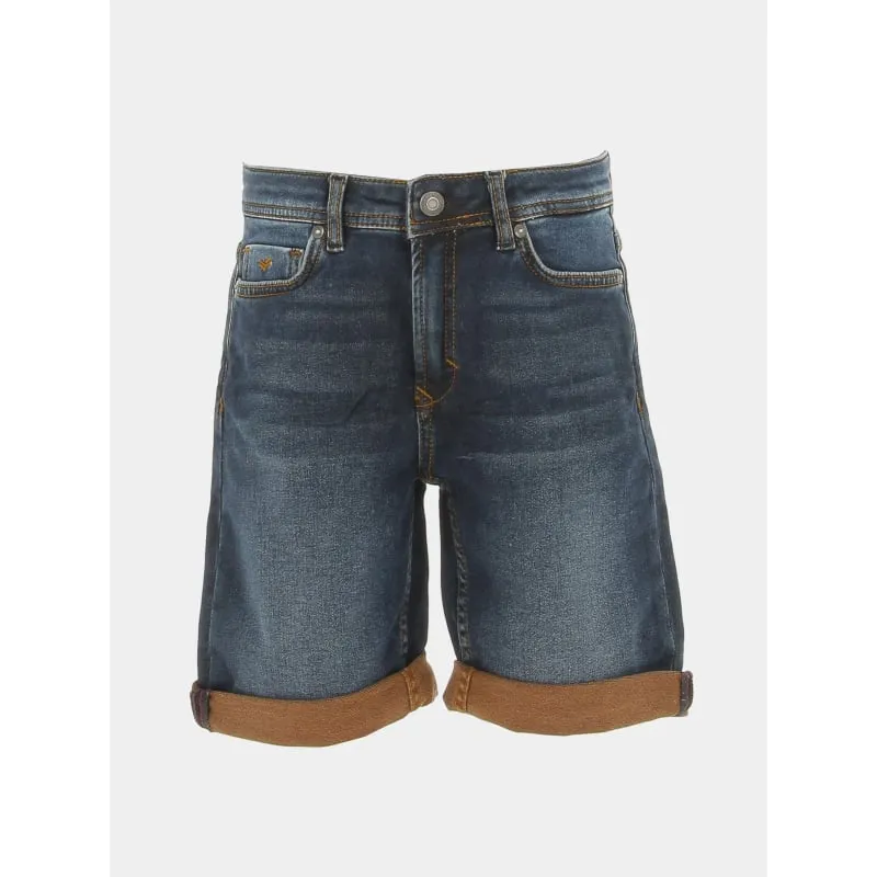 Short en jean chris original 412 bleu garçon - Jack & Jones | wimod