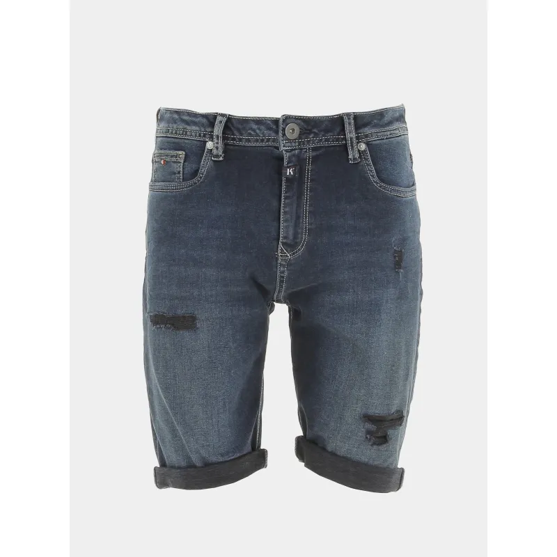 Short en jean chris original 412 bleu garçon - Jack & Jones | wimod