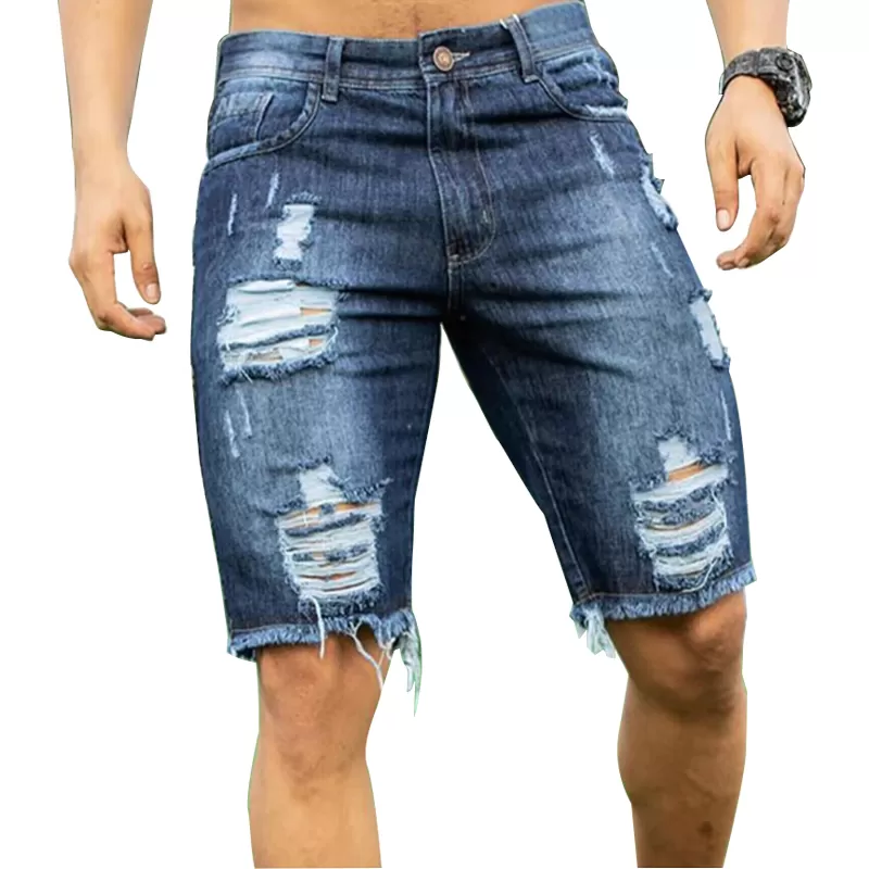 Short en jean pour homme