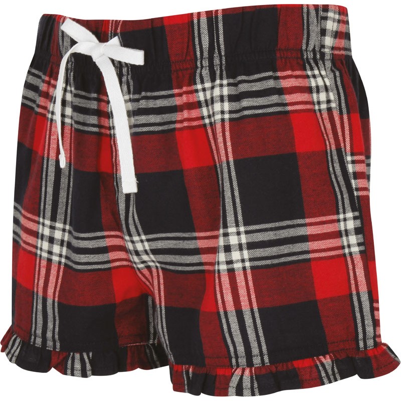 Short Femme Motifs Tartan Taille L