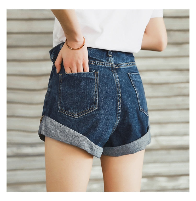 Short Hippie Jean Foncé