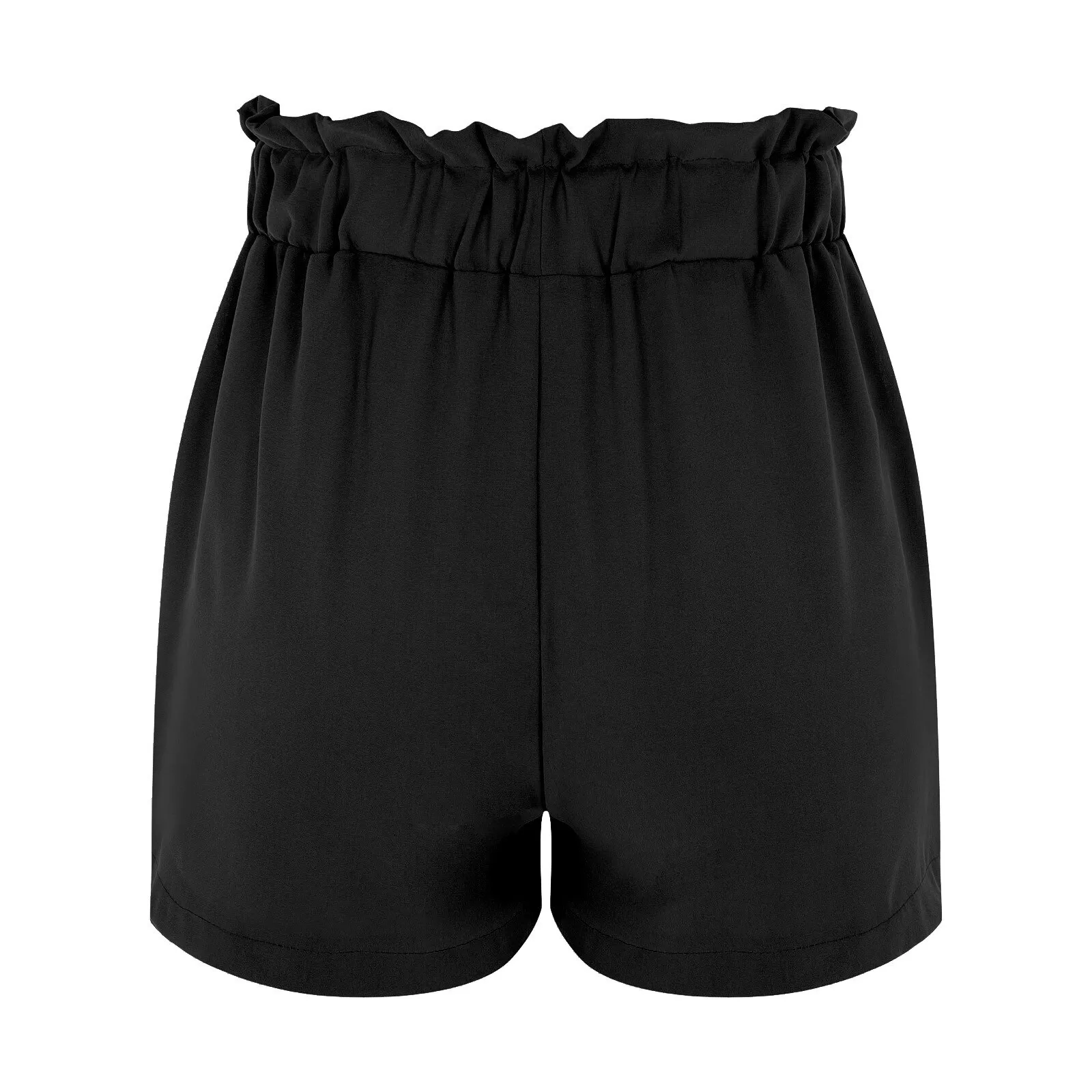 Short taille haute à volants pour femme