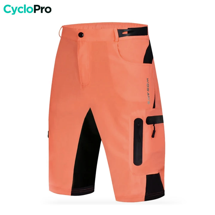 Short VTT Homme Orange | AgilityMax