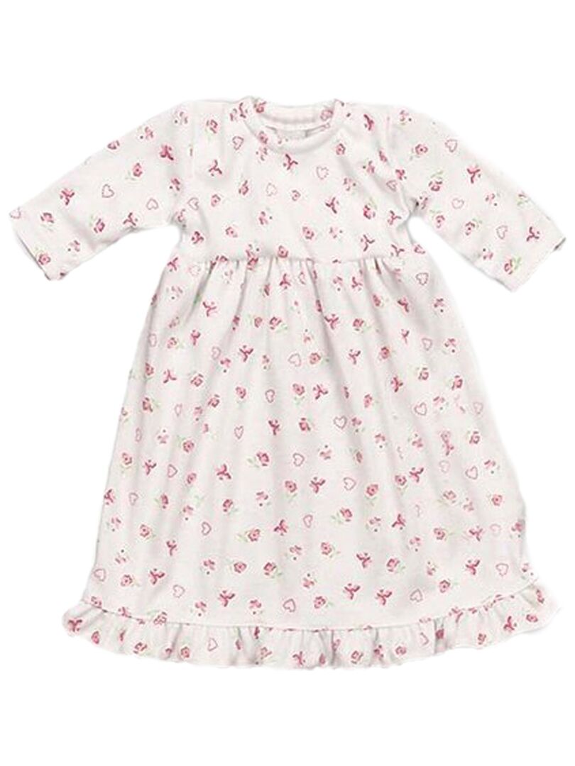 Sophia's - Poupee 18" - Chemise de nuit à imprimé floral - Blanc - N/A