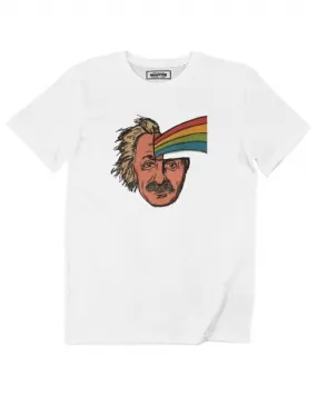 T-shirt Einstein Rainbow - Dessin original Albert Einstein | Grafitee