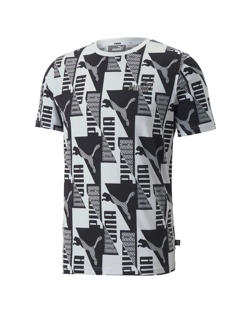 T-shirt manches courtes Homme FD PP AOP TEE Noir