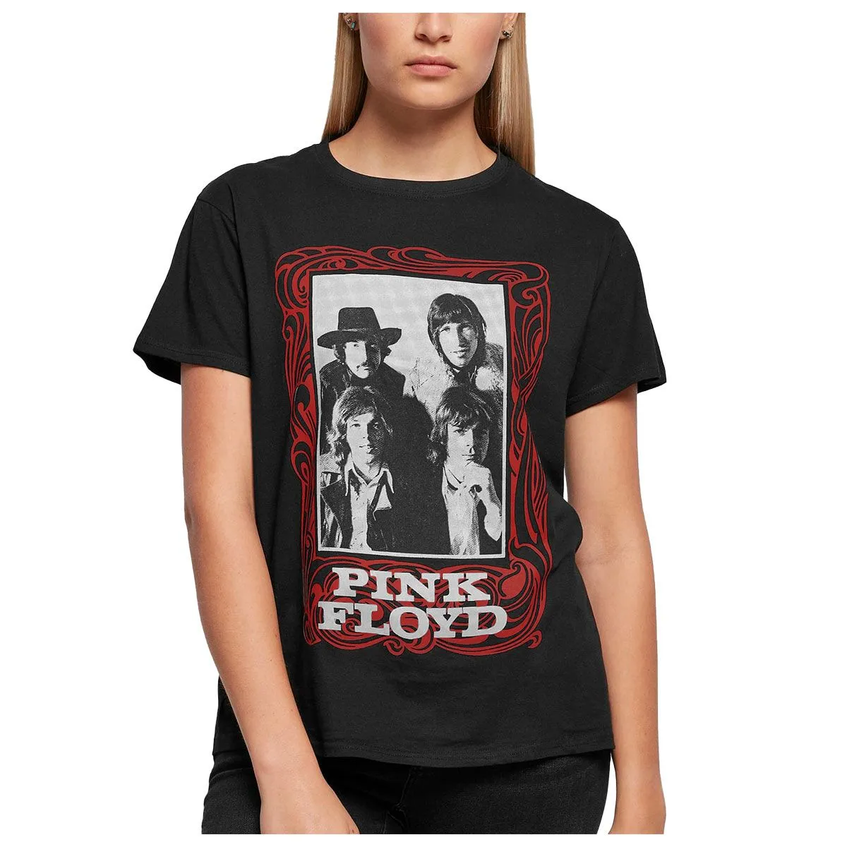 Tee Shirt Femme PINK FLOYD - Faces - Rock A Gogo