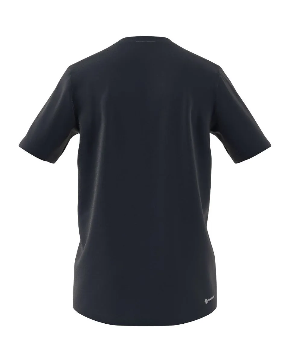 Tee shirt manche courte Homme D2M LOGO TEE Bleu