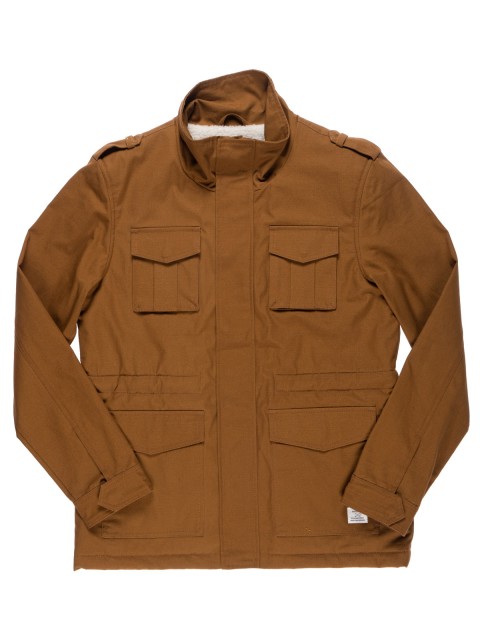 Veste camel foncé homme