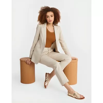 Veste de costume - Beige - I.CODE