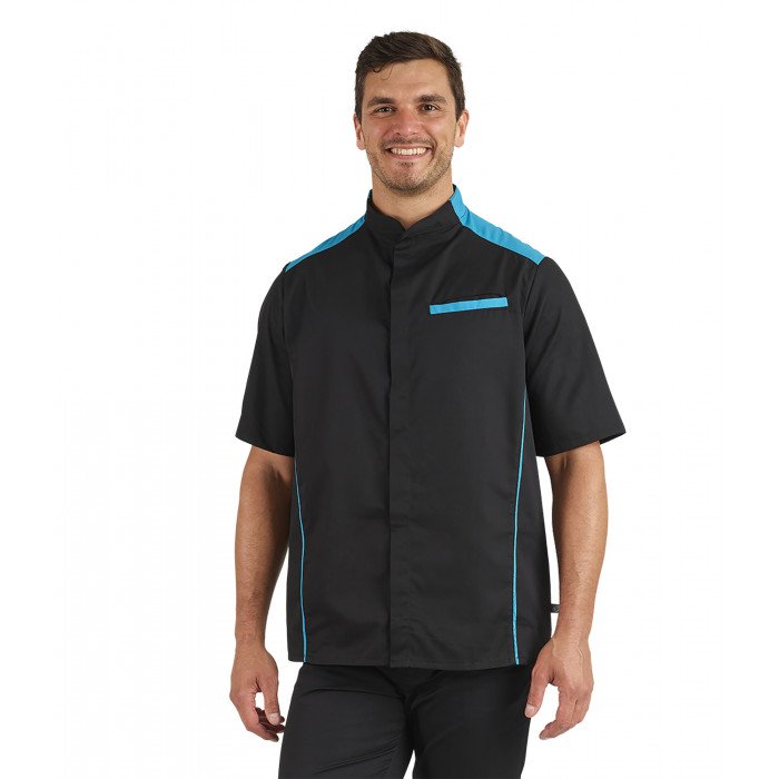 Veste de cuisine homme manches courtes Enzo