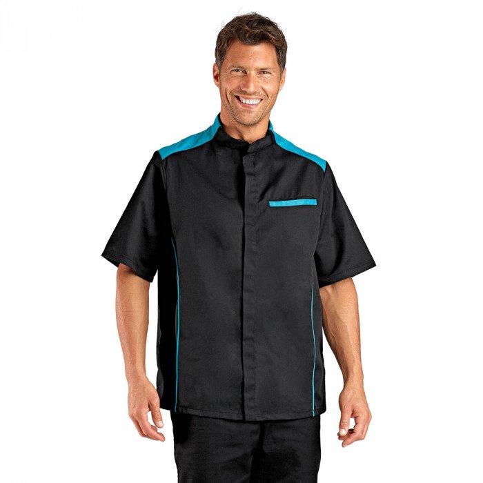 Veste de cuisine homme manches courtes Enzo