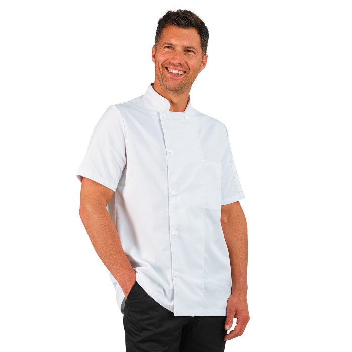 Veste de cuisine manches courtes mixte Paul