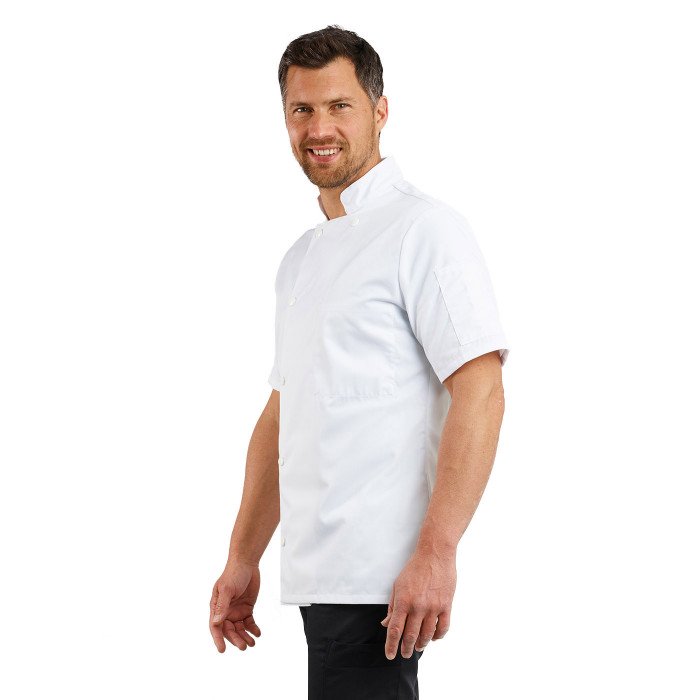 Veste de cuisine manches courtes mixte Paul