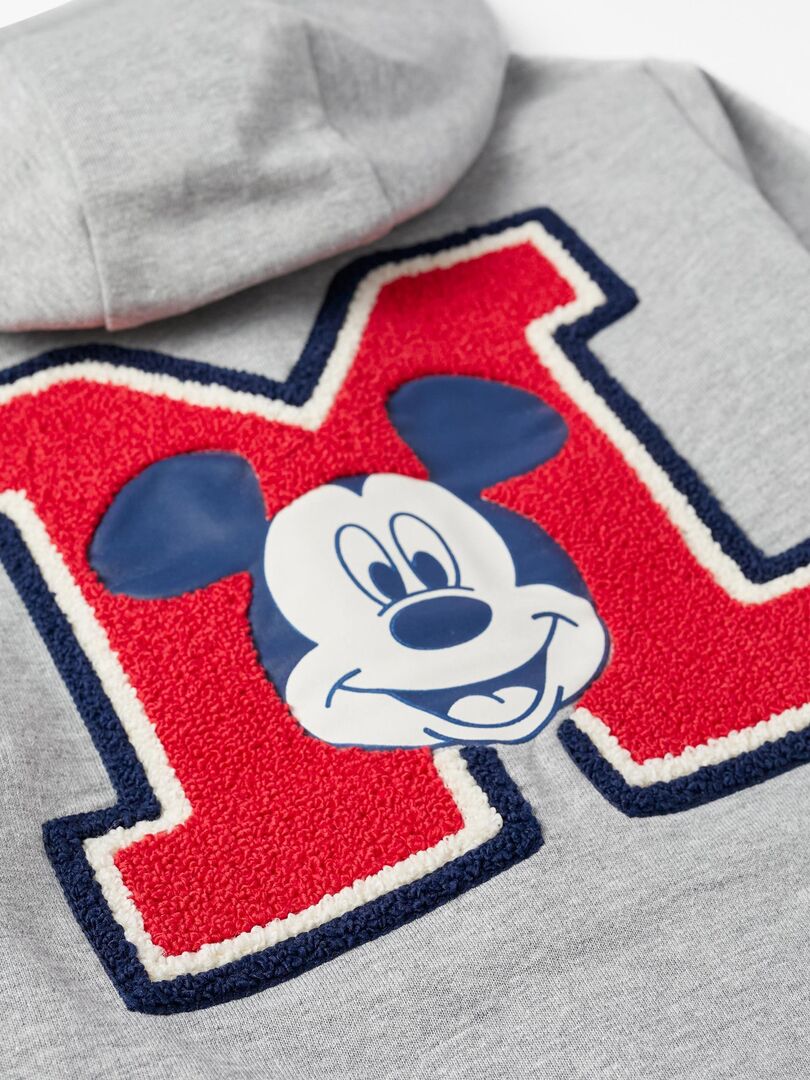 Veste en Coton avec Capuche pour Garçon 'Mickey'   MICKEY - Gris clair