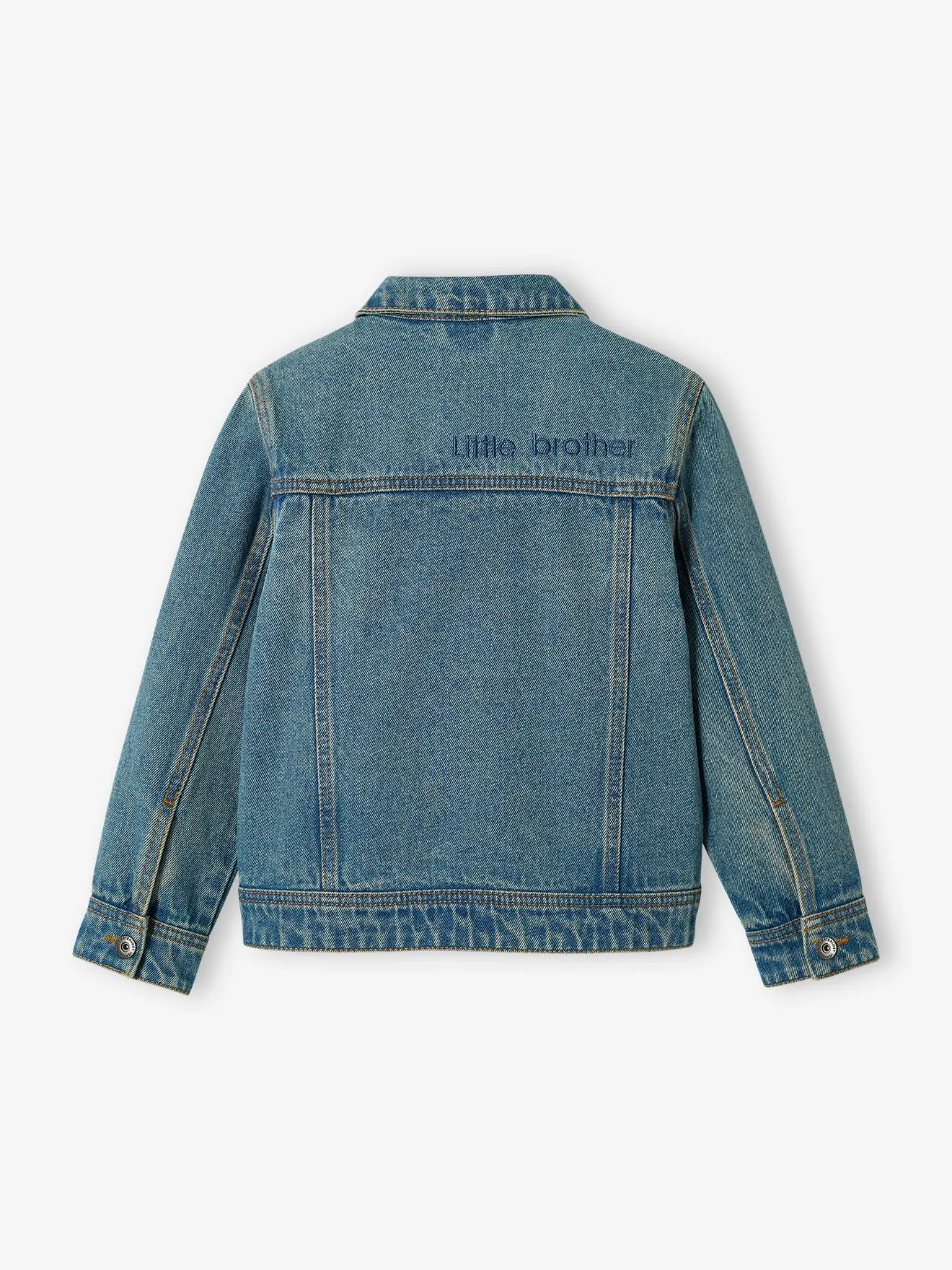 Veste en jean personnalisable garçon denim waterless stone - Vertbaudet