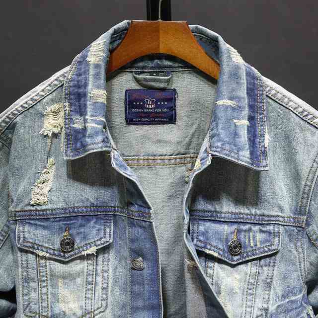 Veste en jean tendance - Homme Tendance