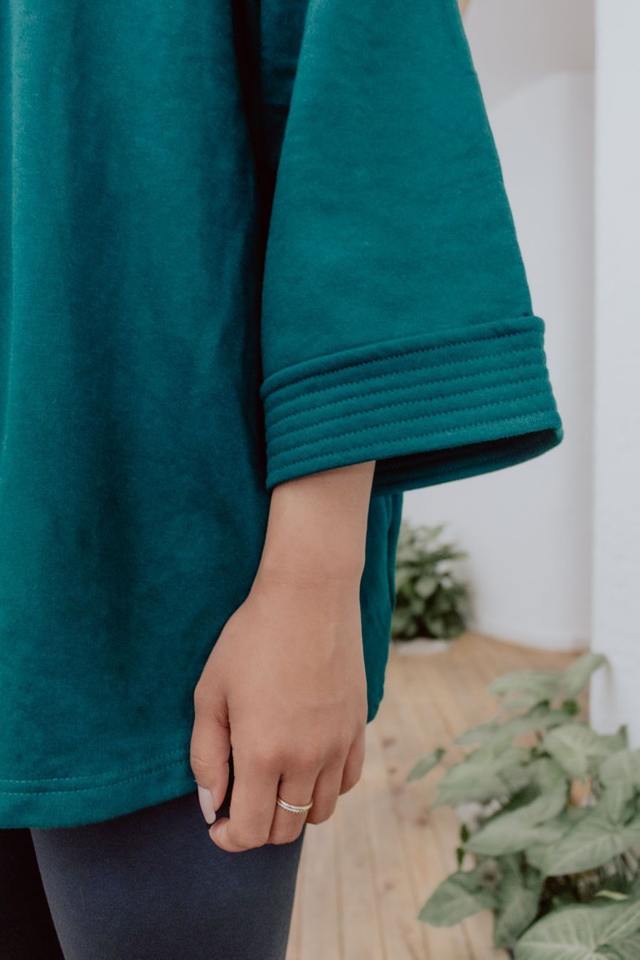 Veste kimono femme | vêtements yoga femme LOKHA EMERALD.