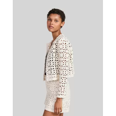 Veste macramé - Ecru - IKKS WOMEN