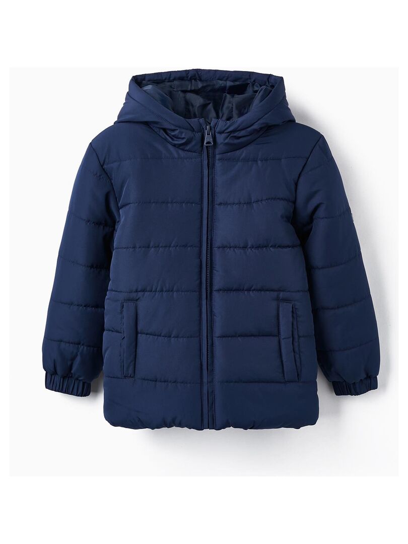 Veste matelassée avec capuche pour garçon  DIFFERENT TOGETHER - Bleu foncé