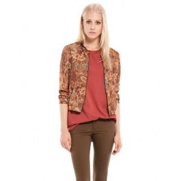 Veste pour femme fashion avec motif florale paisley bandana