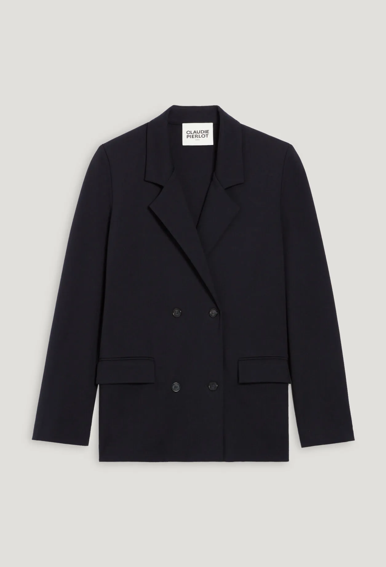 Veste tailleur bleu marine | Claudie FR