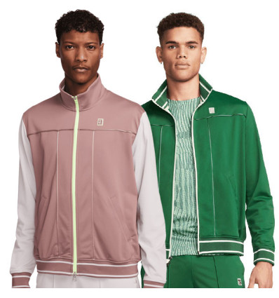 Veste tennis homme Nike Court Heritage 2024 - Couleurs vert ou parme